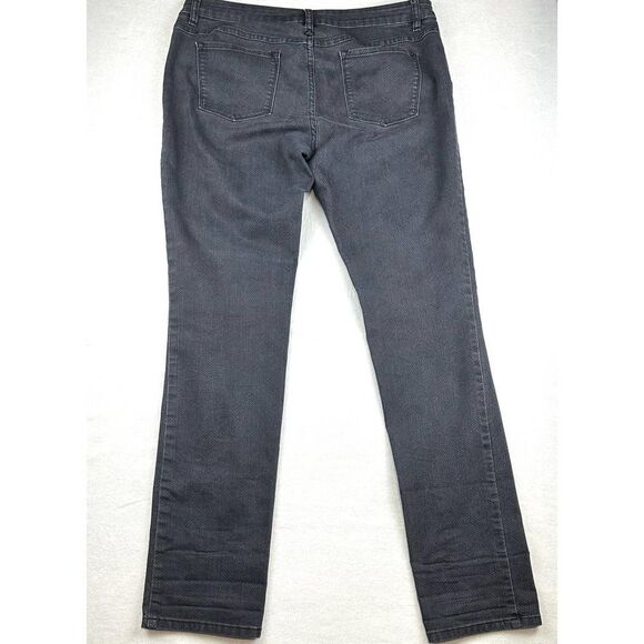 Prana Grey Snake Pattern Stretch Jeans Women’s 14 34 - Picture 10 of 12